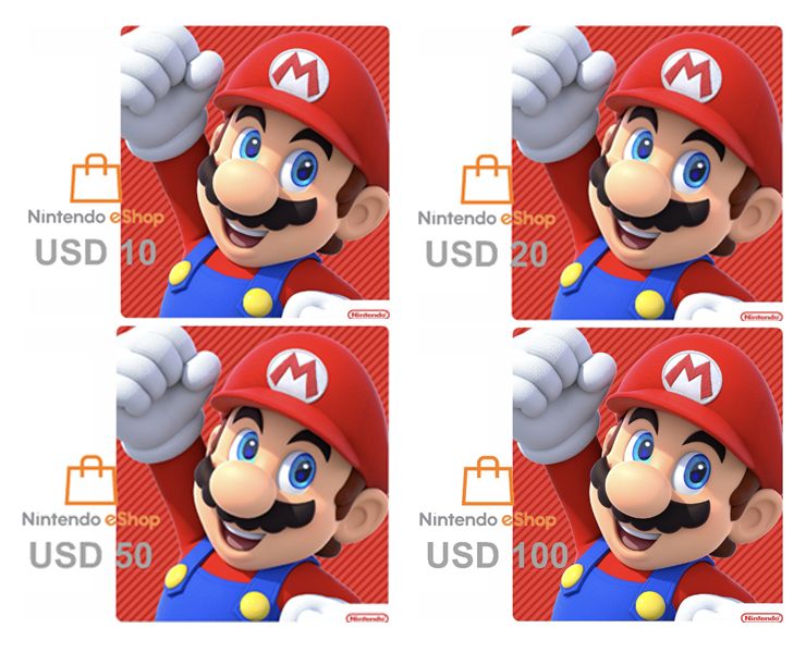 Nintendo eShop Digital Gift Card (USA Region)
