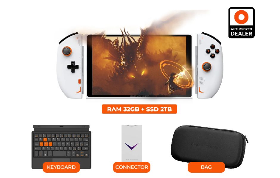 OneXPlayer 2 [AMD Ryzen 7 6800U] 32GB+2TB White