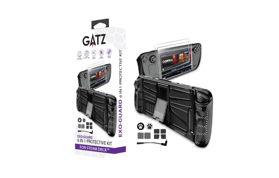 GATZ EXO-GUARD 6 IN 1 PROTECTIVE KIT FOR STEAM DECK