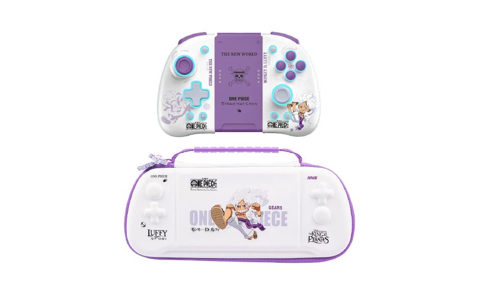 IINE ONE-PIECE Exclusive Neptune Joypad ALPS Joystick Full Set With Charging Grip & Joypad Storage Bag
