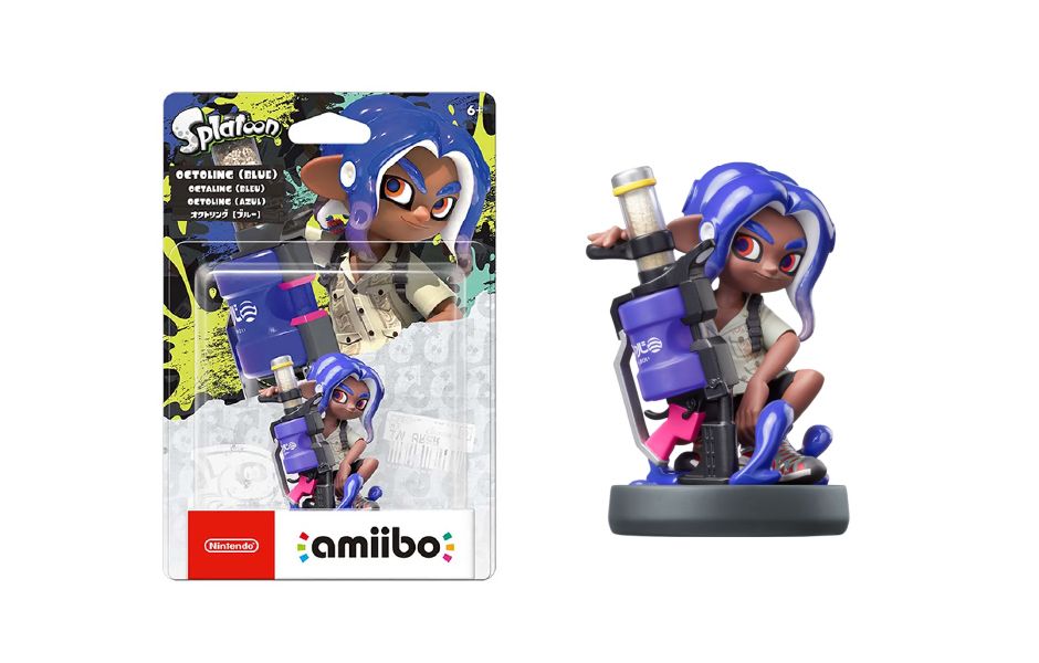 Amiibo Figure (Splatoon 3 Series) - OCTOLING BLUE