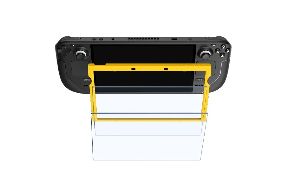 JSAUX Screen Protector for Steam Deck LCD/OLED (2 Packs) with Installation Frame