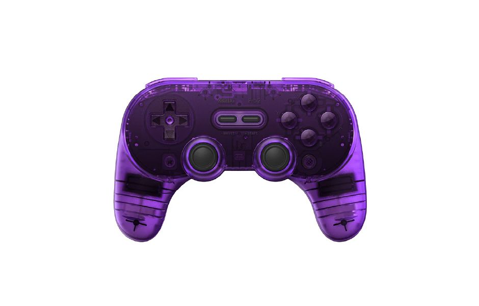 8BitDo Pro 2 Bluetooth Controller Translucent Purple (ALPS Joystick)