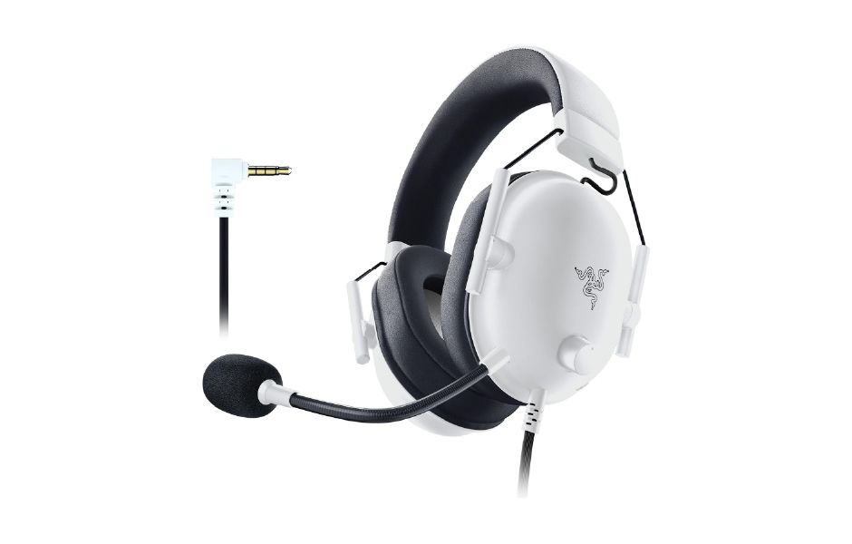 Razer Blackshark V2 X Wired Gaming Headset - White