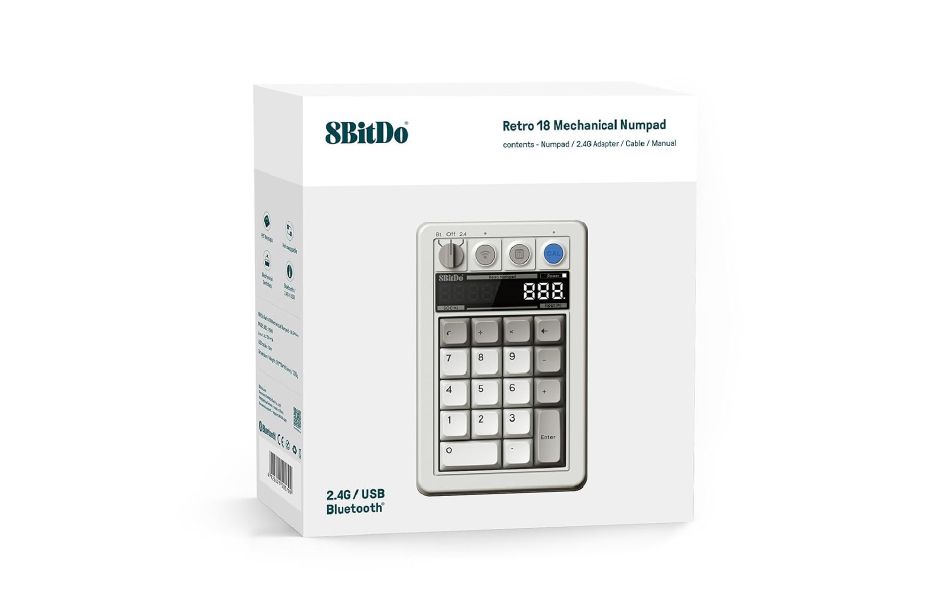 8BitDo Retro 18 Mechanical Numpad - M Edition