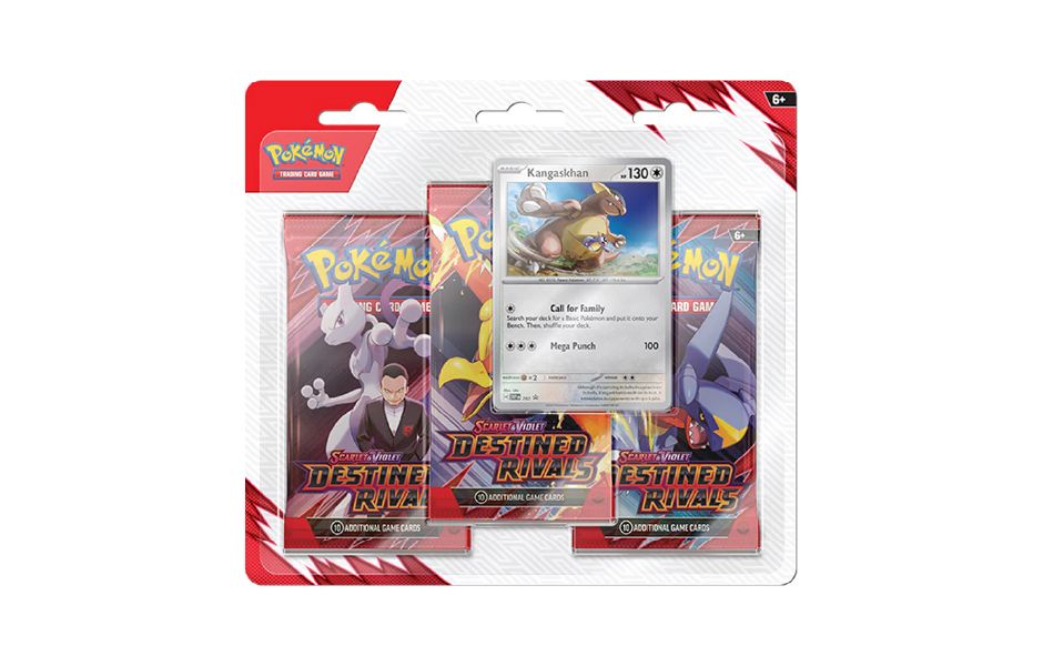 Pokemon TCG SV10 - Destined Rivals 3 Pack Blister Assorted