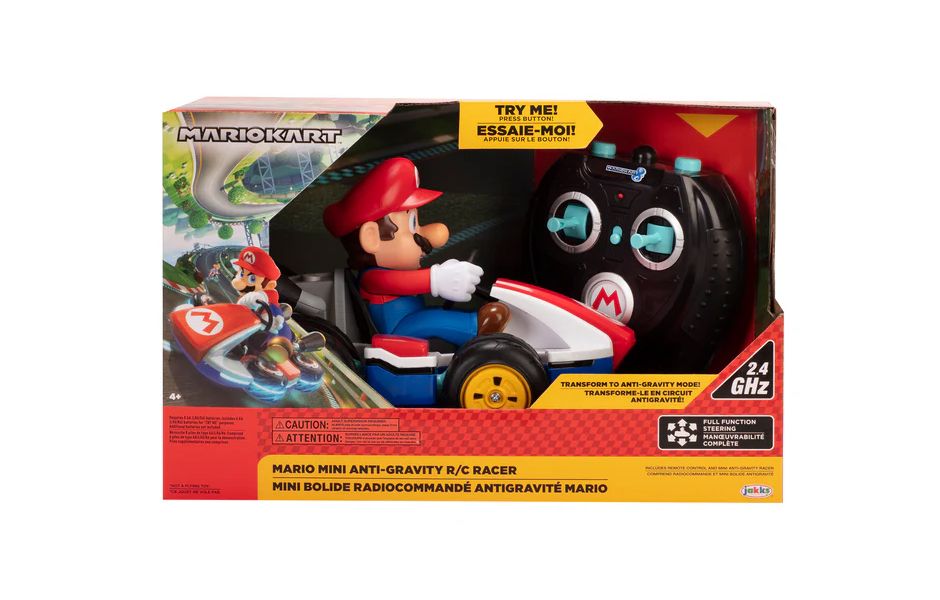 JAKKS Nintendo Mini Anti-Gravity Racer - Mario Kart Mini RC Racer