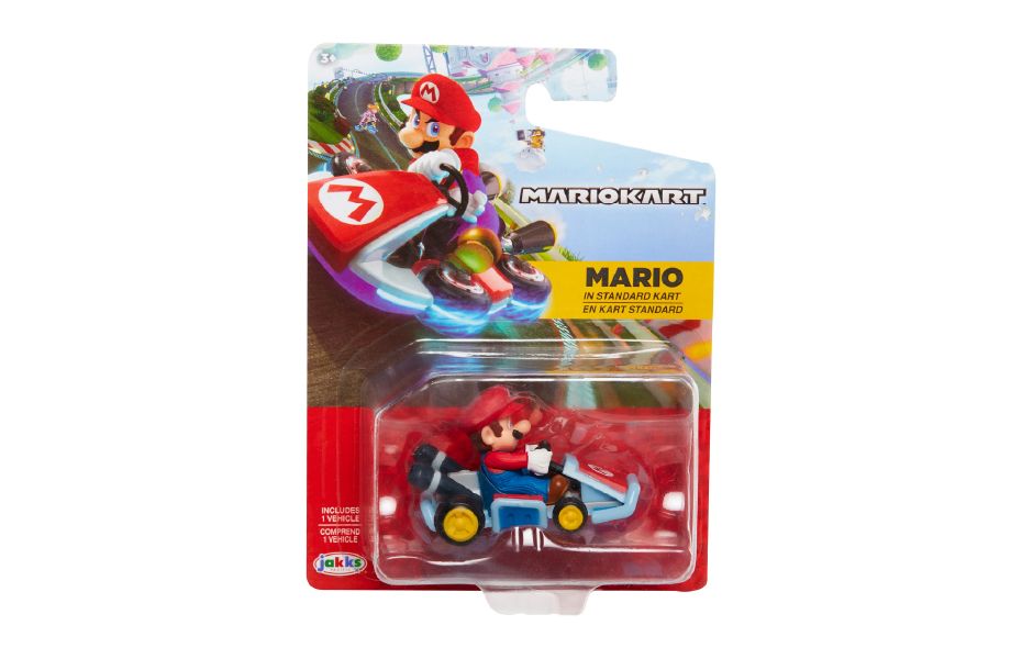 JAKKS Nintendo Super Mario Kart Racers Wave 5 Asst - Mario in Kart