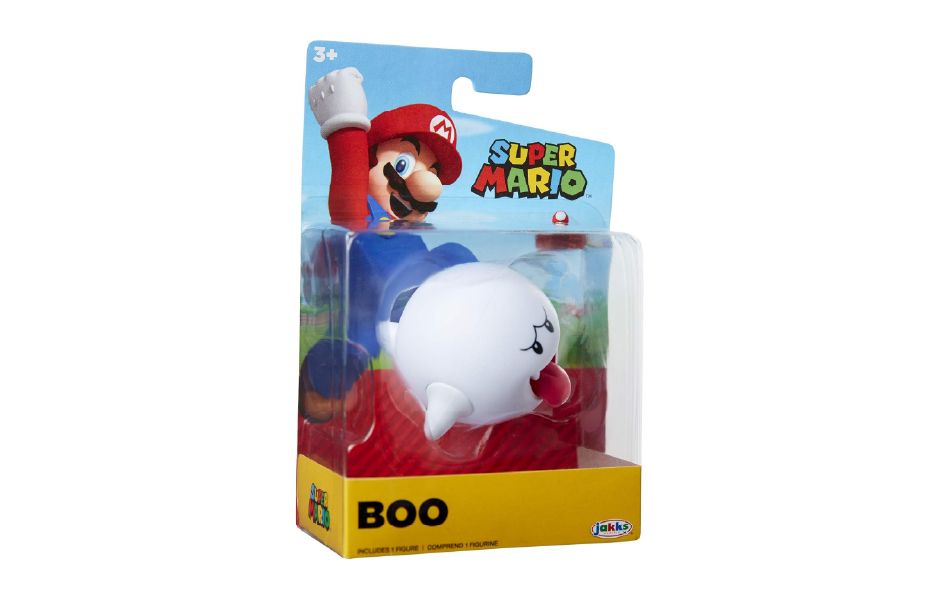 JAKKS Nintendo 2.5" Boo - Super Mario Action Figure 2.5 Inch Boo