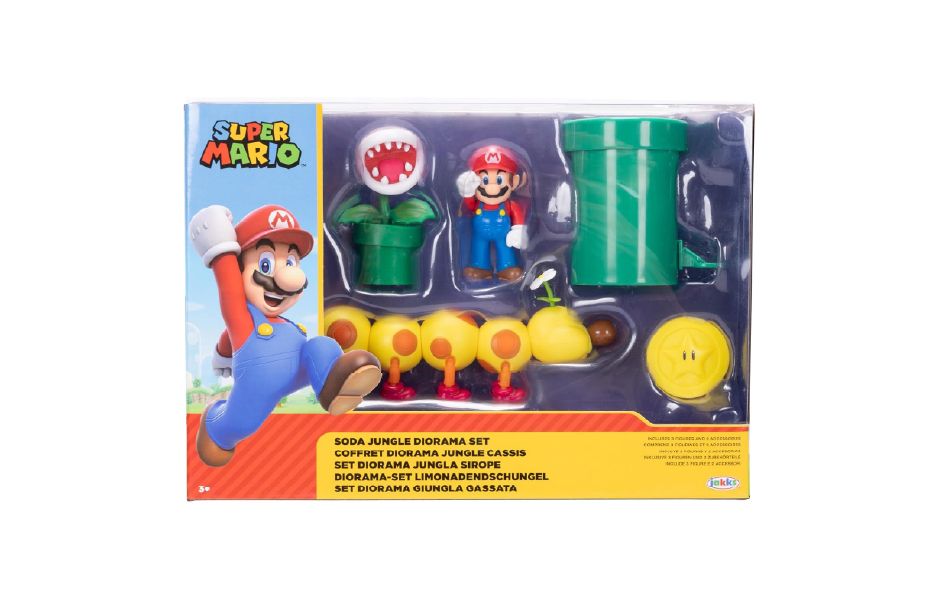  JAKKS Nintendo 2.5" Soda Jungle Diorama