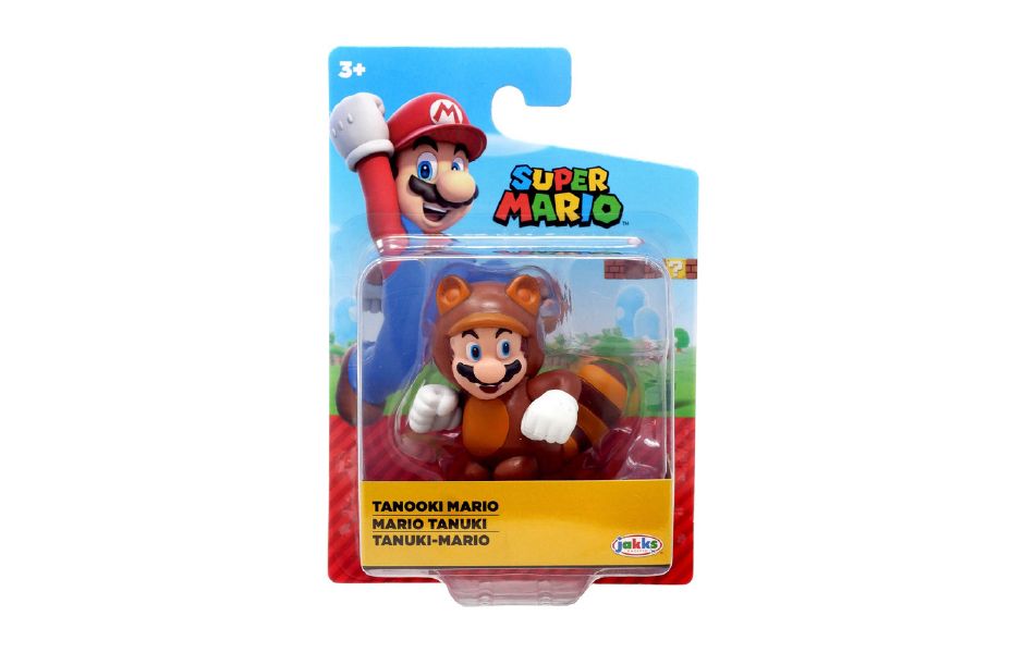  JAKKS Nintendo 2.5" Tanooki Mario