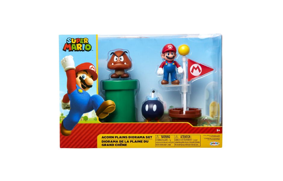 JAKKS Nintendo 2.5" Acorn Plains Diorama Set