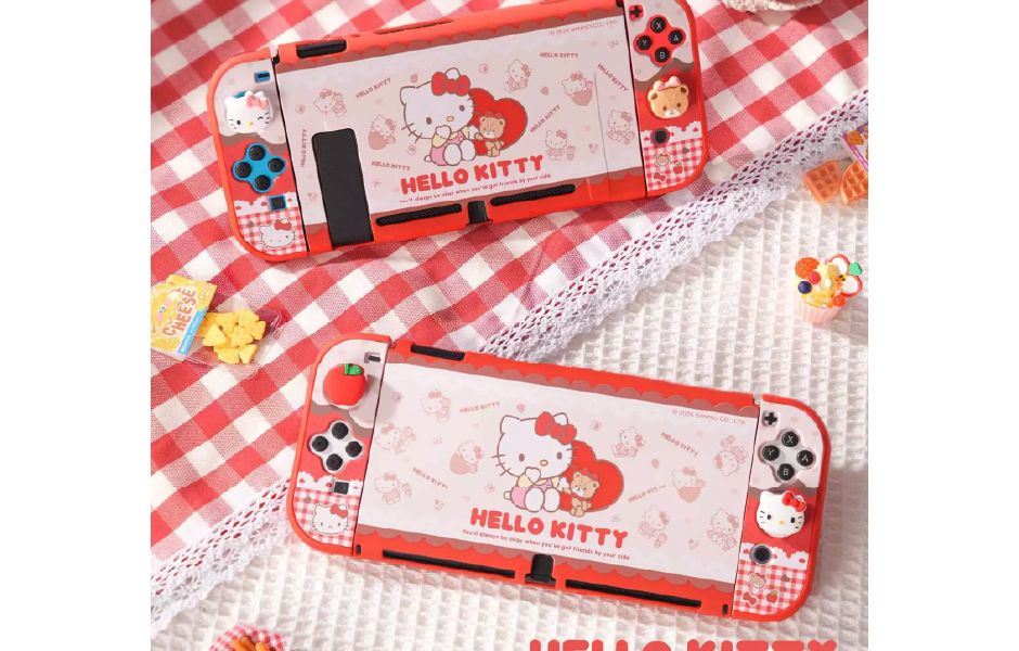 GeekShare x Sanrio Protective Case for Nintendo Switch - Sanrio Friends - Hello Kitty