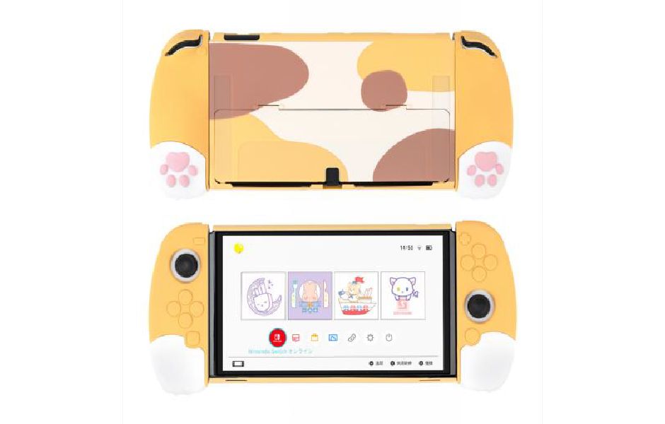 GeekShare JoJo Cat Silicon Protective Case for Switch OLED