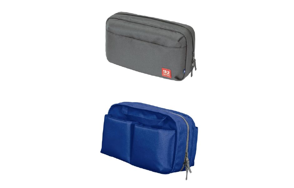 HORI Reversible Bag - Gray x Royal Blue for Nintendo Switch 2