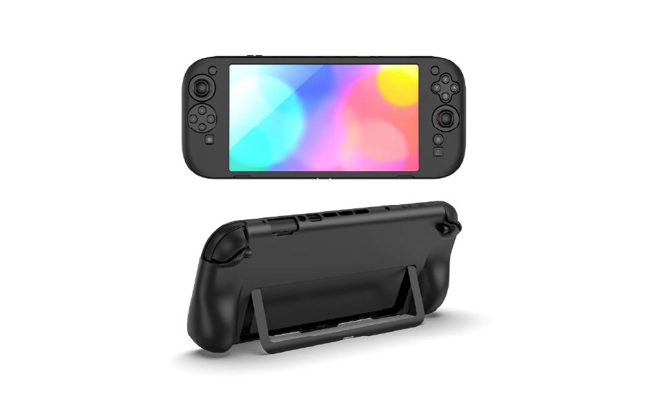 IINE One-Piece Silicone Case for Switch 2 - Black