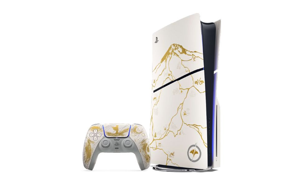PlayStation 5 Slim Disc Drive Edition - Ghost Of Yotei Gold Limited Edition (PS5 JB FW12 & Lower)