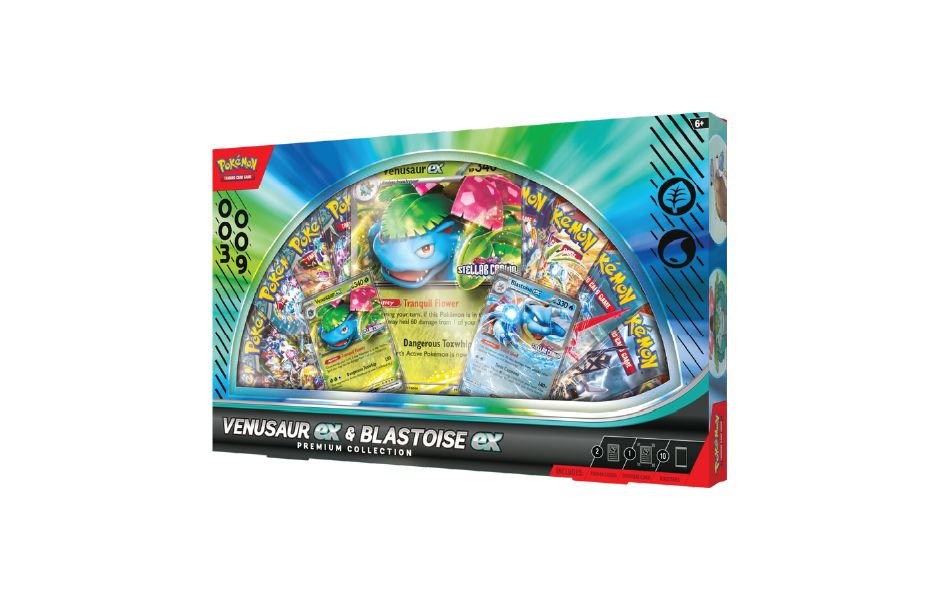 Pokemon TCG Venusaur Ex and Blastoise Ex Premium Collection