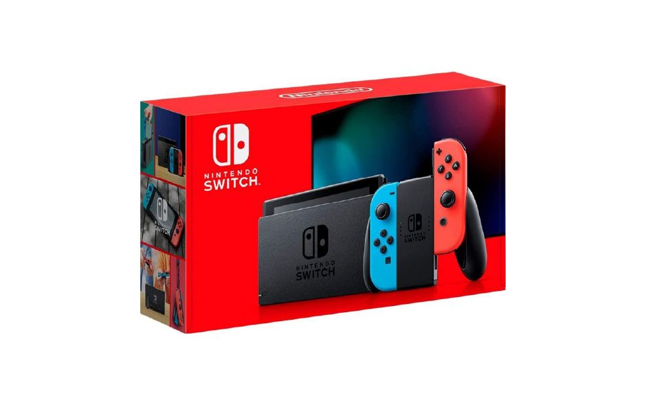 Nintendo Switch Console - Extended Battery Life (Neon Red/Neon Blue) - JPN