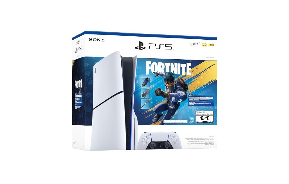 PlayStation 5 Slim Disc Drive Edition - Fortnite Flowering Chaos Bundle