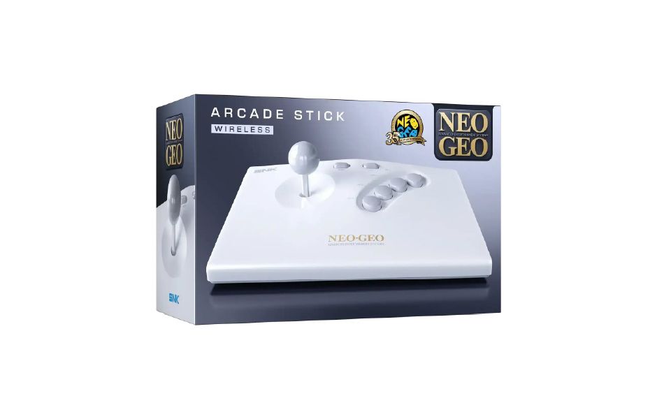 NEOGEO AES+ Arcade Stick (White) - HKG
