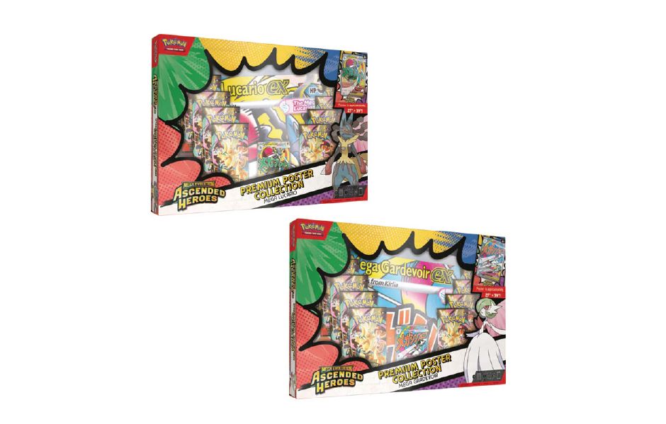 Pokemon TCG Mega Evolution ME02.5 Ascended Hero Premium Poster Collection (x1 Random)